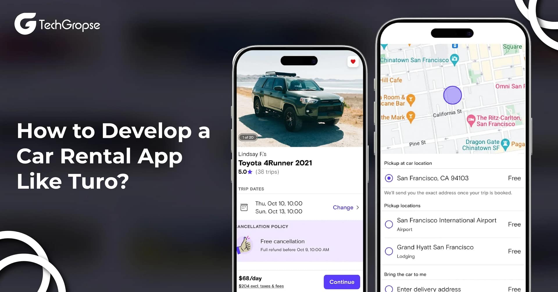 Develop a Car Rental App Like Turo in 2026