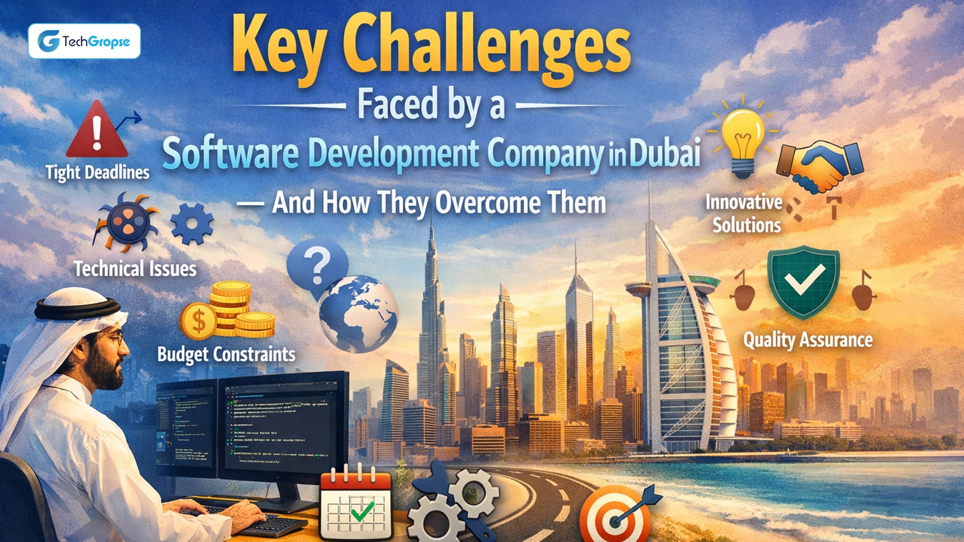 Key Challenges Faced by a Software Development Company in Dubai — And How They Overcome Them