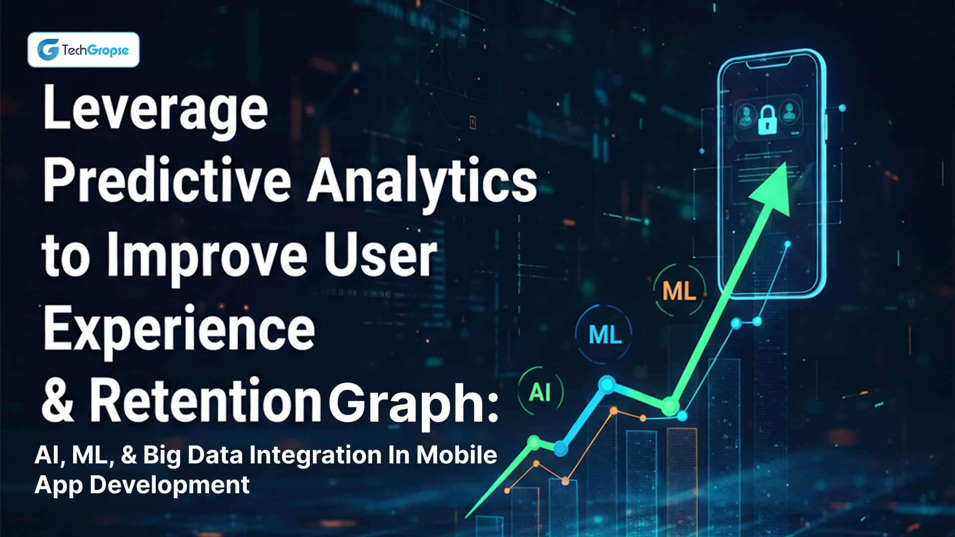 Leverage Predictive Analytics to Improve User Experience & Retention Graph: AI, ML, & Big Data Integration in Mobile App Development